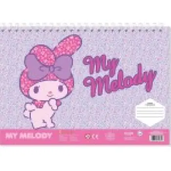 Μπλοκ Ζωγραφικής MY Melody 23X33 40Φυλ ΜΕ Αυτοκολλητα