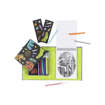 Σετ Δραστηριοτήτων – Colour By Numbers Dino In Space Tiger Tribe