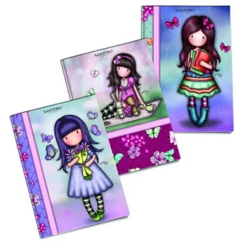 ΤΕΤΡΑΔΙΟ ΜΕ ΣΚΛΗΡΟ ΕΞΩΦΥΛΛΟ GORJUSS - 3 ΣΧΕΔΙΑ