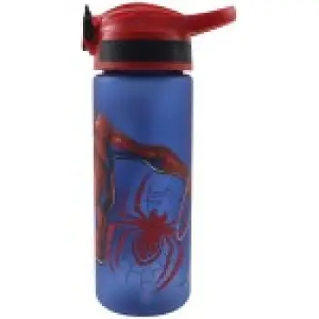 Πλαστικό Παγούρι με Καλαμάκι Spiderman 600ml 557-02217 Gim