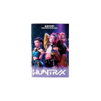GIM kpop demon hunters Gim Τετρ.Α4 Καρφ.50Φ.Demon Hunters Weapons-Microphones Μωβ 364-02444