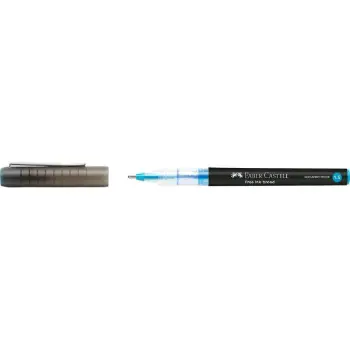 ΣΤΥΛΟ 1.5mm ΓΑΛΑΖΙΟ BROAD FREE INK ROLLER FABER-CASTEL