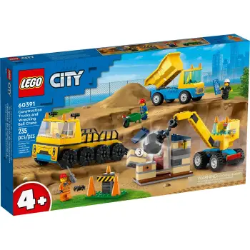 LEGO® City: Construction Trucks and Wrecking Ball Crane