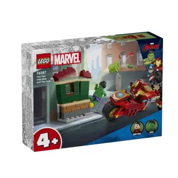 LEGO® Super Heroes: IRON MAN WITH BIKE AND THE HULK