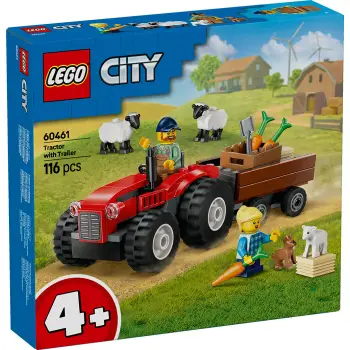 LEGO® City: RED FARM TRACTOR WITH TRAILER & SHEEP