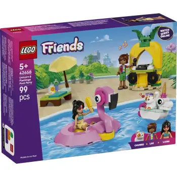 LEGO® FRIENDS: UNICORN & FLAMINGO POOL PARTY