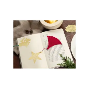 Σελιδοδείκτης μεταλικός Χριστουγεννιάτικος 3 σχέδια moses