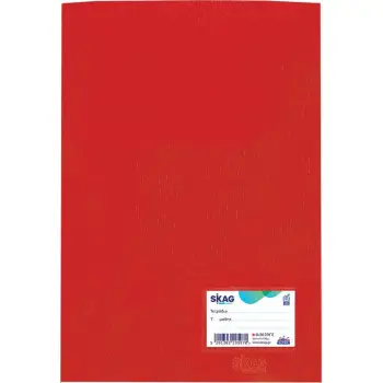 SKAG ΤΕΤΡΑΔΙΟ ΡΙΓΕ ΕΞΗΓΗΣΗ Α4 50 ΦΥΛΛΩΝ ΚΟΚΚΙΝΟ