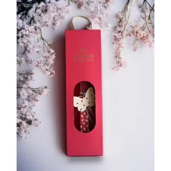 LIFE LIKES Λαμπάδα Κόκκινη Πεταλούδα με Σκουλαρίκια