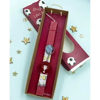 Life Likes Λαμπάδα Ποδόσφαιρο σε Κουτί Κόκκινο