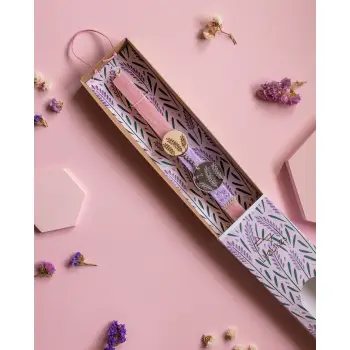 Λαμπάδα Λεβάντα με Μπρελόκ