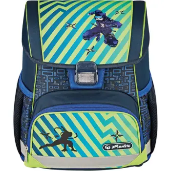 Σχολική ανατομική τσάντα πλάτης Herlitz Loop - Funky Ninja