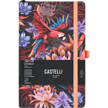 ΣΗΜΕΙΩΜΑΤΑΡΙΟ CASTELLI MILANO ΡΙΓΕ 13Χ21 EDEN WILD GARDEN