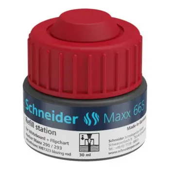 ΜΕΛΑΝΗ ΜΑΡΚΑΔΟΡΟΥ SCHNEIDER ΠΙΝΑΚΟΣ 665 (refill station) ΚΟΚΚΙΝΟ