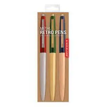 Στυλό Kikkerland Retro Σετ 3 Τεμάχια