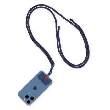 ΚΟΡΔΟΝΙ ΚΡΕΜΑΣΤΟ ΜΕ ΓΑΝΤΖΑΚΙ ΓΙΑ ΚΙΝΗΤΟ LEGAMI ALWAYS TOGETHER SMARTPHONE LANYARD - BLUEBERRY