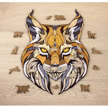 EWA Eco Wood Art Παζλ Lynx Ξύλινο Κουτί