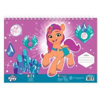 ΜΠΛΟΚ ΖΩΓΡΑΦ MY LITTLE PONY 23X33 40ΦΥΛ  ΑΥΤΟΚ-ΣΤΕΝΣΙΛ- 2ΣΕΛ ΧΡ  2ΣΧ