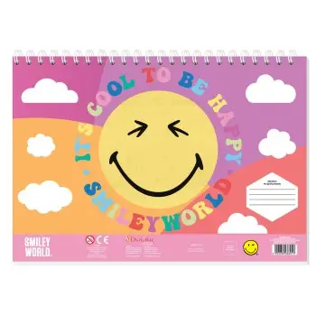ΜΠΛΟΚ ΖΩΓΡΑΦ SMILEY 23X33 40ΦΥΛ  ΑΥΤΟΚ-ΣΤΕΝΣΙΛ- 2ΣΕΛ ΧΡ  2ΣΧ.
