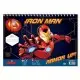 ΜΠΛΟΚ ΖΩΓΡΑΦ IRON MAN 23X33 40ΦΥΛ  ΑΥΤΟΚ-ΣΤΕΝΣΙΛ- 2ΣΕΛ ΧΡ  2ΣΧ.