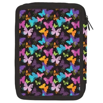 Σχολική Κασετίνα Διπλή Γεμάτη Must Butterflies