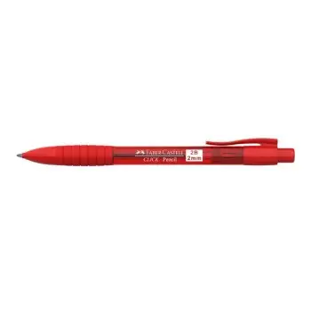 ΜΗΧΑΝΙΚΟ ΜΟΛΥΒΙ FABER CASTELL CLICK 2MM RED