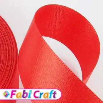 Κορδέλα Fabi Σατέν 15mm x 50y Κόκκινο