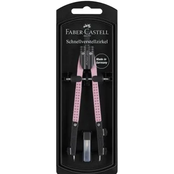 Faber Castell – Διαβήτης Quick Set Compass Factory, Rose Shadows 174021