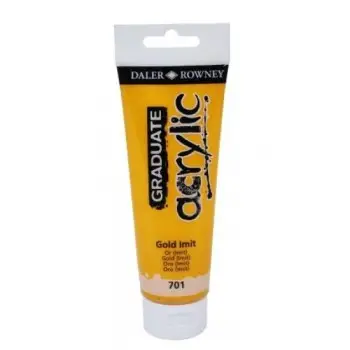 ΧΡΩΜΑ GRADUATE ACRYLIC 120ml GOLD IMIT