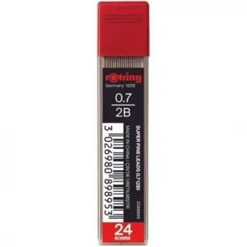 ROTRING ΜΥΤΕΣ SUPER FINE 0.7MM 2B 24τμχ.