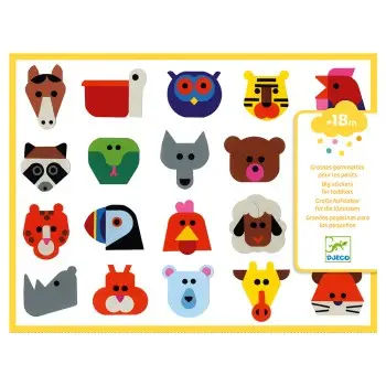 DJECO ΑΥΤΟΚΟΛΛΗΤΑ ΖΩΑΚΙΑ