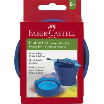 FABER CASTELL ΠΤΥΣΣΟΜΕΝΟ ΠΟΤΗΡΙ ΓΙΑ ΠΙΝΕΛΟ ΜΠΛΕ CLIC & GO