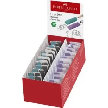 ΣΕΤ 2 ΓΟΜΕΣ ΚΑΠΑΚΙ GRIP FABER CASTELL ΣΕ 2 ΧΡΩΜΑΤΑ