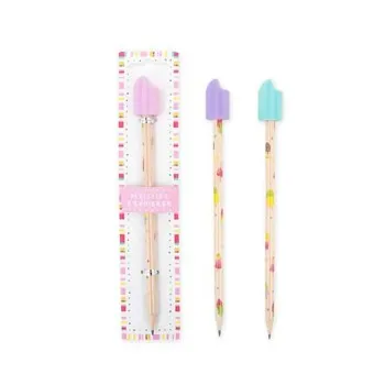 ΜΟΛΥΒΙ GOOD FEELINGS WITH ICE CREAM ERASER TOPPER