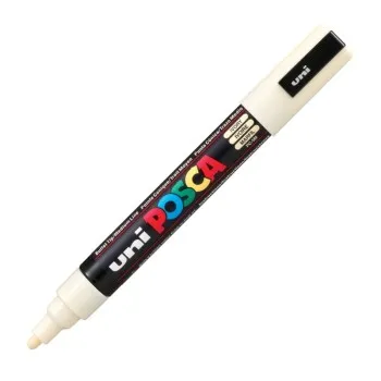 ΜΑΡΚΑΔΟΡΟΣ UNI POSCA PC-5M/5D MEDIUM ΑΠΑΛΟ IVORY