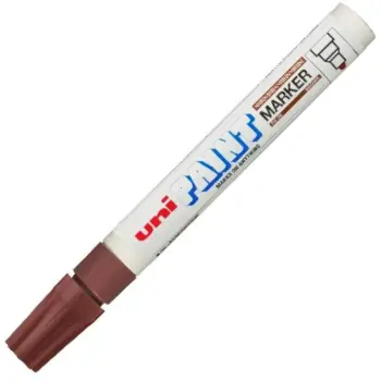 ΜΑΡΚΑΔΟΡΟΣ ΛΑΔΙΟΥ UNI PAINT ΜΕ ΜΥΤΗ 2.2-2.8ΜΜ ΚΑΦΕ