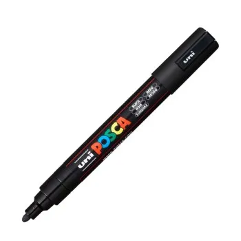 ΜΑΡΚΑΔΟΡΟΣ UNI POSCA PC-5M/5D MEDIUM BLACK