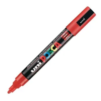 ΜΑΡΚΑΔΟΡΟΣ UNI POSCA PC-5M/5D MEDIUM RED
