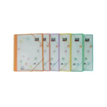 ΝΤΟΣΙΕ ΣΟΥΠΛ Α4 ΣΠΙΡΑΛ SKAG 30 ΘΗΚΕΣ ΣΕ ΠΑΣΤΕΛ ΧΡΩΜΑΤΑ