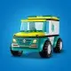 LEGO CITY EMERGENCY AMBULANCE AND SNOWBOARDER