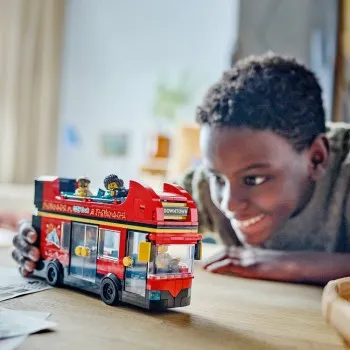 LEGO CITY RED DOUBLE-DECKER SIGHTSEEING BUS