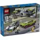 LEGO POLICE CAR AND MUSCLE CAR CHASE