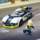 LEGO POLICE CAR AND MUSCLE CAR CHASE