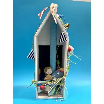 ΛΑΜΠΑΔΑ ΜΠΛΕ ΜΕ ΑΓΟΡΑΚΙ ΠΑΝΩ ΣΕ ΔΙΑΣΤΗΜΟΠΛΟΙΟ