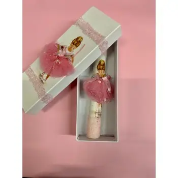 ΛΑΜΠΑΔΑ ΛΕΥΚΗ ΜΕ ΤΥΠΩΜΑ ΜΠΑΛΑΡΙΝΑ ΚΑΙ ΡΟΖ ΤΟΥΛΙΝΗ ΦΟΥΣΤΑ