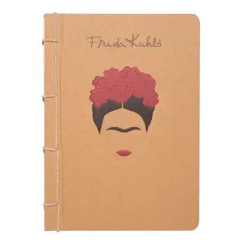 ΣΗΜΕΙΩΜΑΤΑΡΙΟ 14Χ21 ΜΕ ΤΕΛΙΤΣΕΣ FRIDA KAHLO