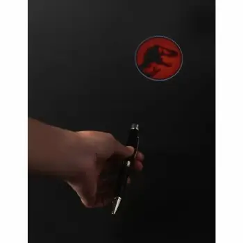 PREMIUM ΤΕΤΡΑΔΙΟ ΔΕΡΜΑΤΙΝΗ ΜΕ ΣΤΥΛΟ ΦΩΤΑΚΙ A5 JURASSIC PARK 14,5x20