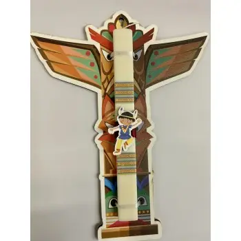 ΛΑΜΠΑΔΑ ΛΕΥΚΗ ΠΛΑΚΕ ΜΕ ΙΝΔΙΑΝΟ ΣΕ ΞΥΛΙΝΗ ΣΚΗΝΗ