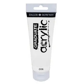 ΧΡΩΜΑ GRADUATE ACRYLIC 120ml MIXING WHITE 006