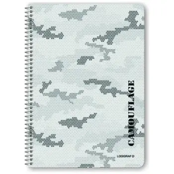 ΣΠΙΡΑΛ Α4 CAMOUFLAGE 4 ΘΕΜΑΤΩΝ